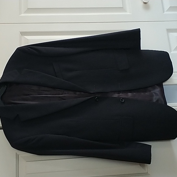 Pronto Uomo Black Wool Classic Blazer Jacket size 36R - Picture 1 of 11